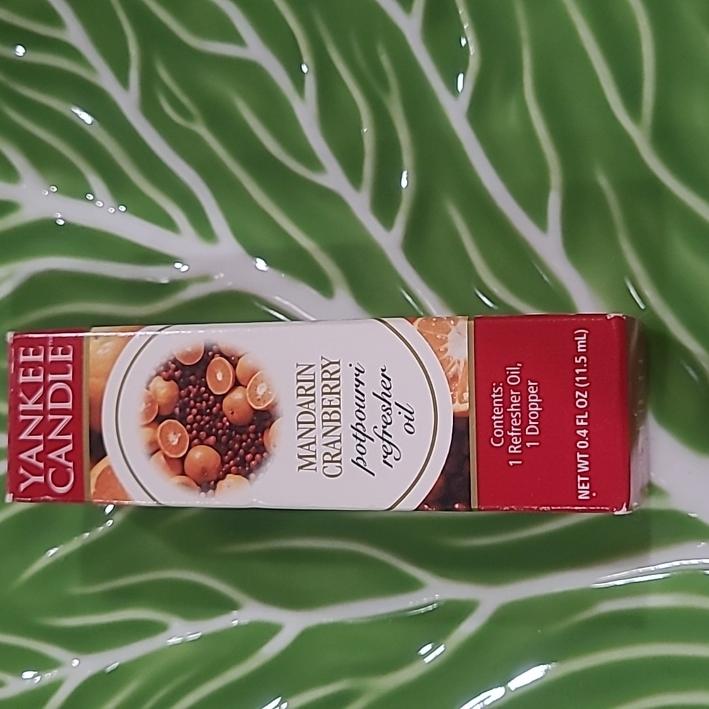 Yankee Candle Mandarin Cranberry Potpourri Home Refresher Oil Retired Scent!